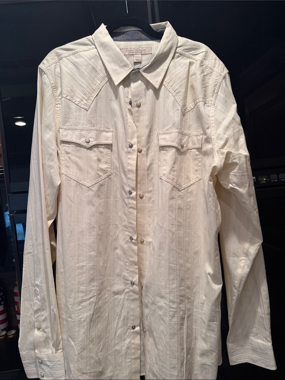 Cool Hand Cream Western-Style Button-Down Shirt
